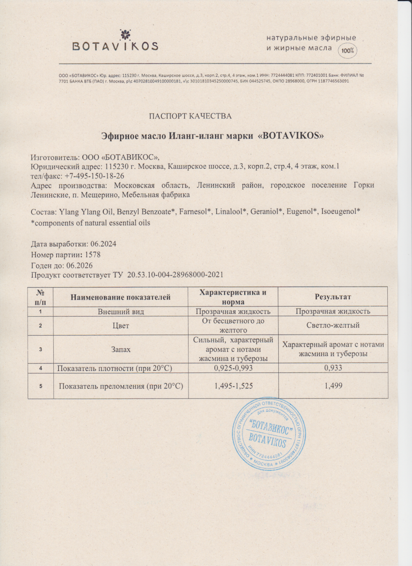 Паспорт №062024